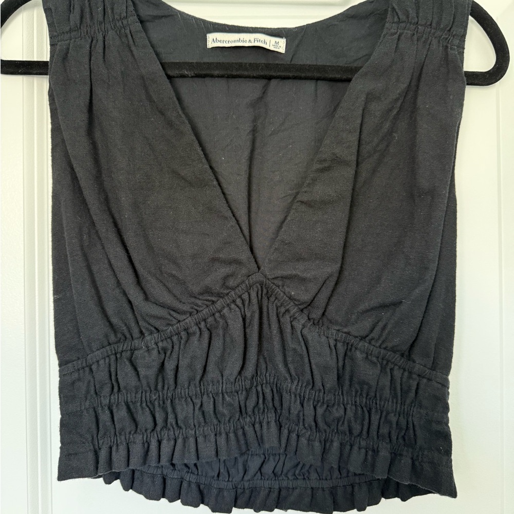 Abercrombie & Fitch Charcoal Blouse